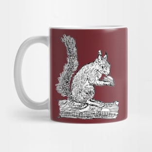 Squirrel and UFO Mug